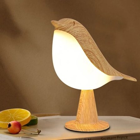 Harakka Aromatpie LED-koristevalo Makuuhuoneen Sänky Lintu Yövalo Ladattava Kosketusohjaus Tunnelma Lamppu Pöytälamppu