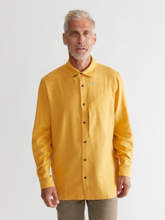 Klättermusen - Helheim LS Shirt Men's - Amber Gold - S
