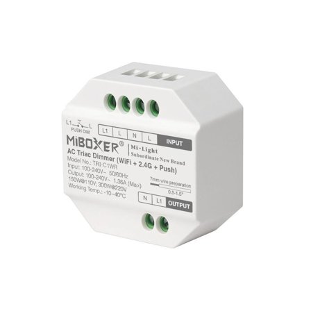 SYNERGY 21 LED Dimmer AC TRIAC WiFi+2,4G+Push *Milight/Miboxer*
