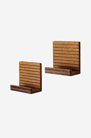 Hanah Home - Seinähylly Yahya - Ruskea - Seinähyllyköt - - Homeroom