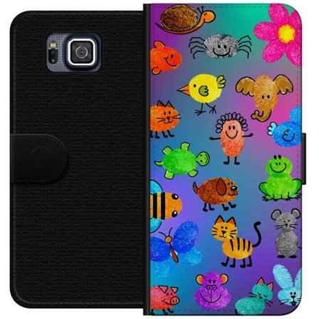 Yhteensopiva Lompakkokotelo Samsung Galaxy Alpha Little Scribble Friends