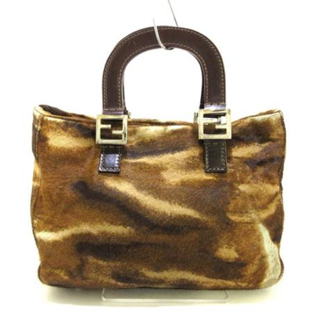 Fendi Vintage, pre-owned Handbag Bruin, Dames, Maat:ONE Size,stof