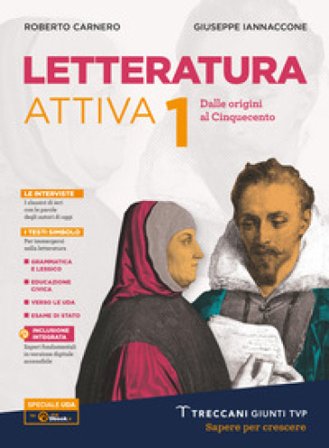 Letteratura attiva. Con Palestra scrittura. Per le Scuole superiori. Con e-book. Con espansione online. Vol. 1 Roberto Carnero