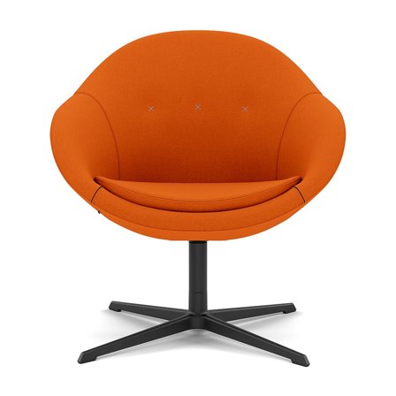 Varier Furniture Kokon Club - Orange Wool - Black base