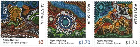 Australien - Ngana Nyitting - Postfrisk sæt 3v