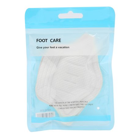 Selvklebende hælputer Sklisikre fotputeinnlegg Hælgrep Fôr til sko (hvit)