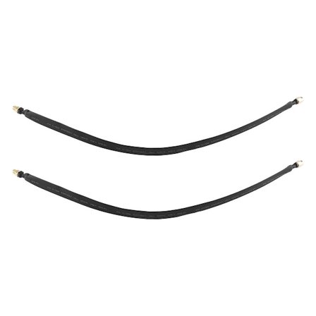 2 stk. LoRa fladt kabel SMA han til SMA hun vindue og dør gennemføring koaksial kabel forlænger adapter