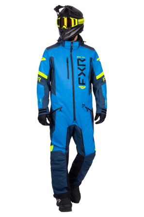 Anzug FXR Helium Lite 26 Blau/Hi-Vis XL