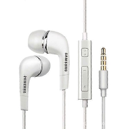 2025 Samsung ehs64 headset inear øretelefon galaxy s10 s9 s8 s4 s5 s6 s7 note hvid