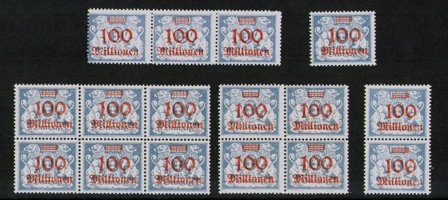 Danzig - 16 frimærker type 100