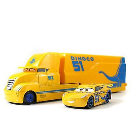 2 stk Racing Car 3 Black Storm Jackson Container Trailer Truck Alloy Truck Mcqueen Mack Toy Multi-color Option