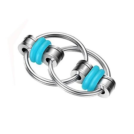 4 st blåa dekompressionsleksaker - Stressavlastande leksaker Ångest Stressavlastare Dekompressionsleksak Oro Uppmärksamhet Sensorisk Fingerleksak För 