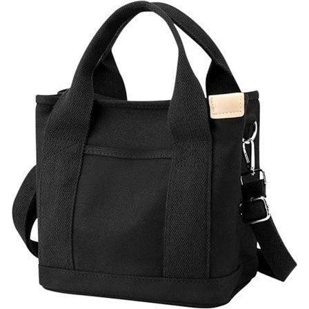 Modecanvasväska, tygväska förvaringsväska Handväska med flera fickor Handväska med stor kapacitet Handväska med flera fickor för resor