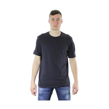 Neil Barrett, Zip T -shirt Zwart, Heren, Maat:M