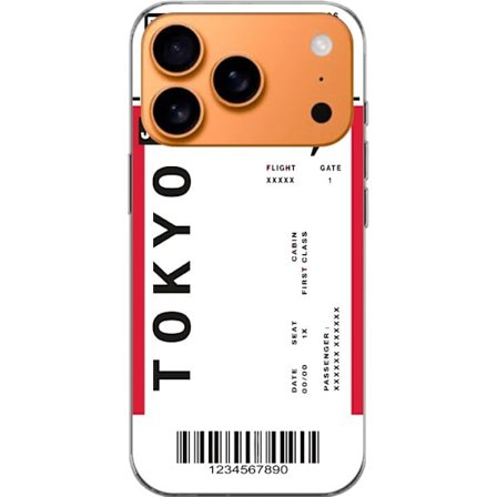 Kompatibelt Mobilskal till Apple Apple iPhone 17 Pro Flygbiljett Tokyo