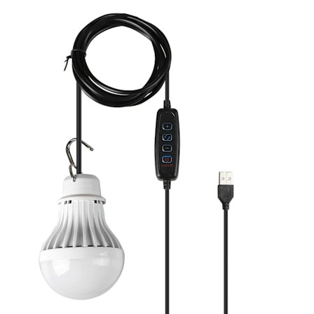 Justerbar ljusstyrka utomhus USB LED-lampa