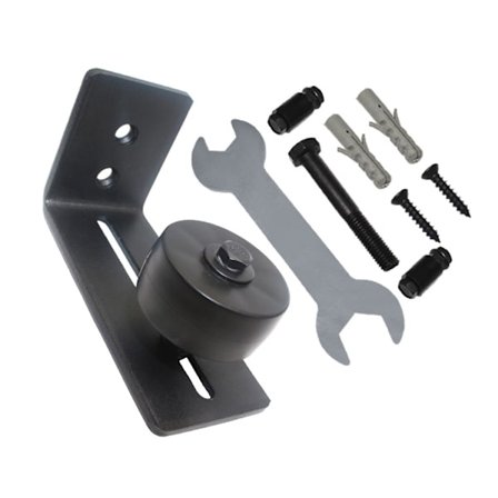 Bunngulvguide for skyvedørslåve (8 i 1), justerbar rull