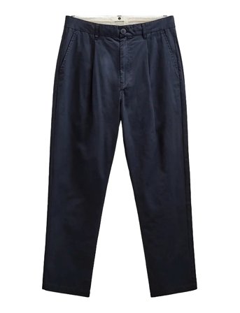 Anerkjendt Akjan Cotton Poplin Pants - Navy - XL