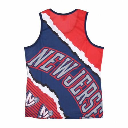 Mitchell & Ness basketball tank top nba jumbotron 2.0 mesh tank hardwood classics nejnet , Rood , Heren , Maat: L