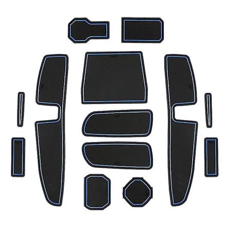 til Dacia Sandero 3 / Sandero Stepway Iii Bildør Groove Måtte Anti-slip Slot Pad Auto Interiør Sandero 3 Tilbehør 2023-WELLNGS