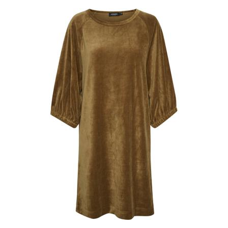 Soaked in Luxury Velvetina Kjole Brun, Dame