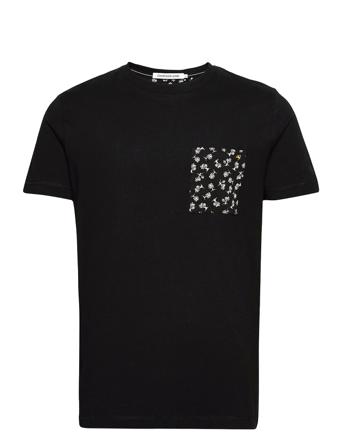 Palm Aop Pocket Tee Black Calvin Klein Jeans