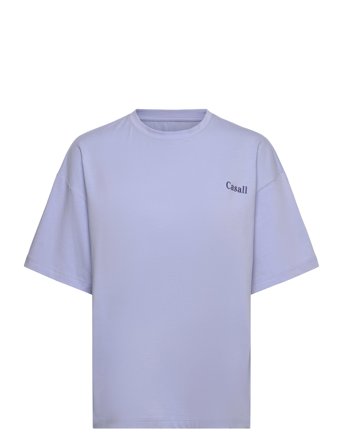 Over D Cotton Blend Tee Blue Casall