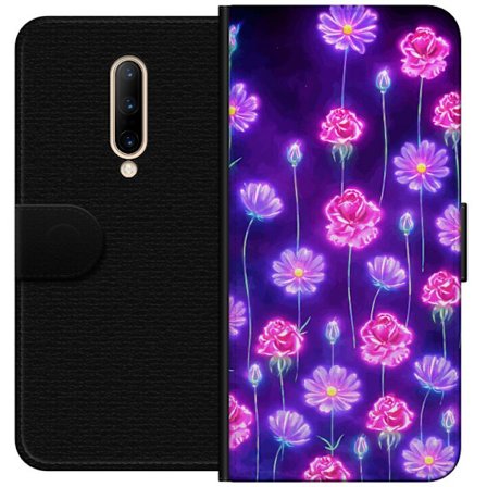 Kompatibelt Lommeboketui til OnePlus 7 Pro Bloom Reverie Electric Petals