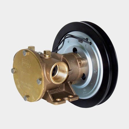 Pump med remskiva 1xB spår 24V