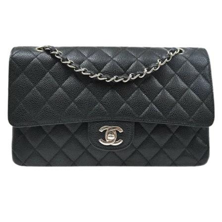 Chanel Vintage, Pre-owned Leather chanel-bags Zwart, Dames, Maat:ONE Size,leder