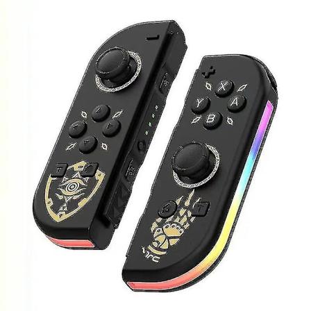 Trådløs håndkontroll kompatibel med Nintendo Switch, Oled, Lite Gamepad Joystick (l/r) erstatning med RGB høyre