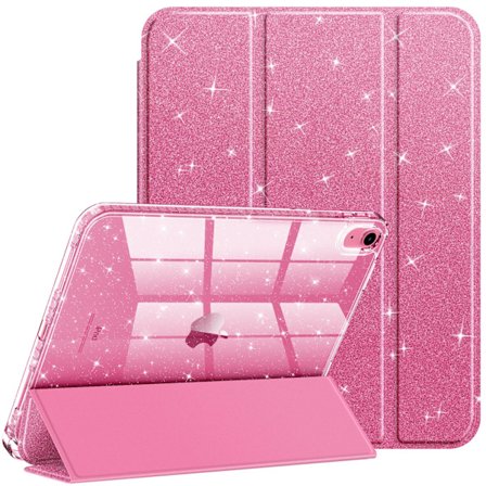 iPad (A16) 11:e generationen 11 tum (2025), iPad 10:e generationen 10,9 tum (2022) - Glitterfodral med glänsande baksida - Rosa