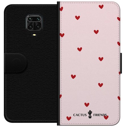 Kompatibel Tegnebogsetui til Xiaomi Xiaomi Redmi Note 9 Pro Cactus and Friends – HeartSprinkle