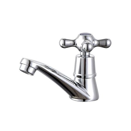 Lavabo Ett-Hulls Blandebatteri Legering Vannkran Servantkran Vask Servantkran (Rød Dråpe Modell)