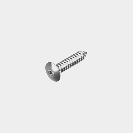 Countersunk pan head mounting screw, Torx, stainless acid-resistant steel (A4 / AISI 316, marine grade), Ø5.5 x 25 mm, 10-pack
