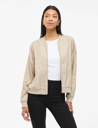 Vila Vipapaya L/S Bomber Jacket - Noos - Beige - 34