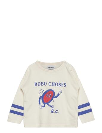 Walking Clock Long Sleeve T-Shirt T-shirts Short-sleeved Multi/mønstret Bobo Choses