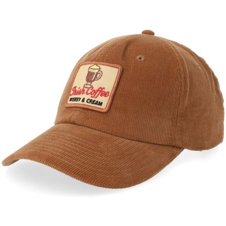 Iconic - Brun unconstructed Keps - Irish Coffee Wiskey & Cream Camel Heritage Corduroy Tan Dad Cap @ Hatstore