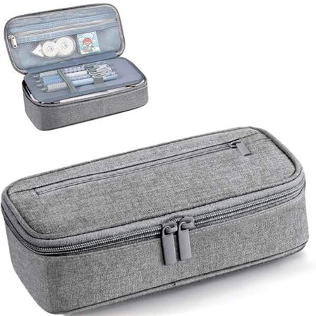 Penalhus med stor kapacitet, bærbar pennetaske, skoleartikler til universitetsstuderende, piger, drenge, voksne