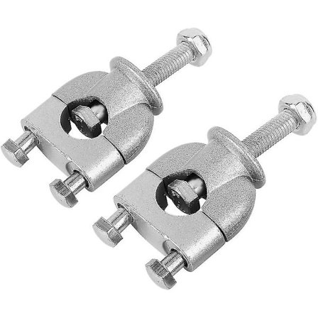 7/8 tuuman 22 mm:n moottoripyörän ohjaustangon korotuspalat, hopeiset ohjaustangon kiinnityskorotuspalat moottoripyörän Atv-ohjaustangon 