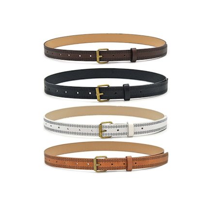 Smala läderbälten för kvinnor Model 1 model 2