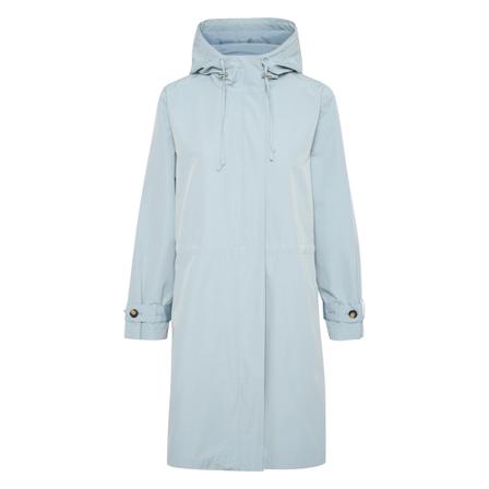 Soaked in Luxury, Zaria Hooded Coat Blauw, Dames, Maat:S
