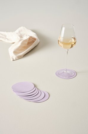 Jotex - Glassbrikker 8-pk Lys lilla - LUNI - Kjøp Glasstilbehør hos Jotex