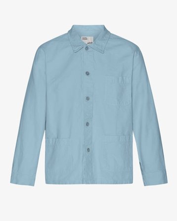 Organic Workwear Jacket - Seaside Blue