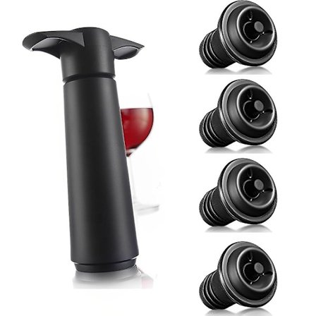 Concerto-enhet for fjerning av luft fra en åpen flaske