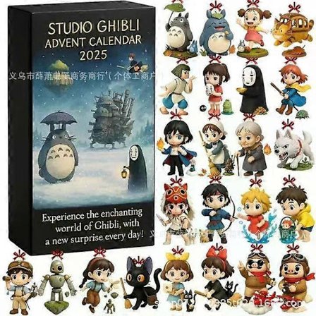 Studio Ghibli Anime Joulukalenteri Keräilyhahmoilla [YDE]