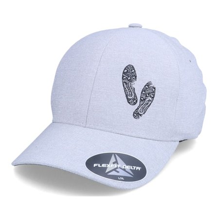 Forza - Cinza flexfit Boné - Football Boot Prints Seamless Silver Flexfit @ Hatstore