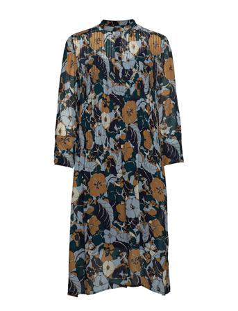 Elm Shirt Dress Aop 9695 Knelang Kjole Multi/mønstret Samsøe Samsøe*Betinget Tilbud
