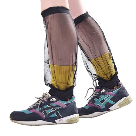 Hyttys- ja hyönteisten puremien housut, verkkosukat, jalkojen suoja, hyönteiskarkote ulkoiluun, retkeilyyn (musta)