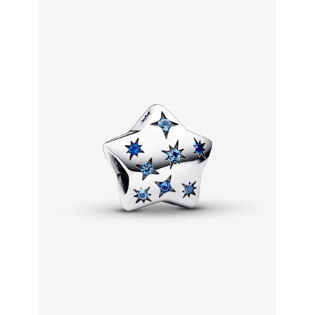 Pandora - Bold Sparkling Star Charm - Sterling silver